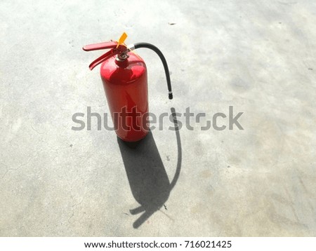 Fire extinguisher in the office