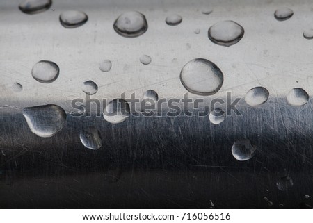 Rain water drop on Leaves