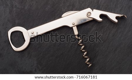 All Purpose Knife opener on White Background.