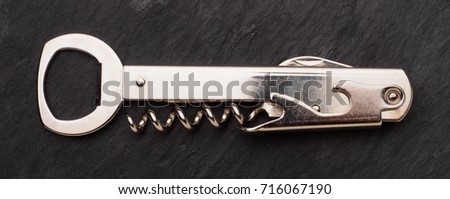 All Purpose Knife opener on White Background.