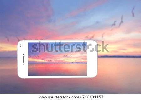 Sunrise photo smartphone camera app