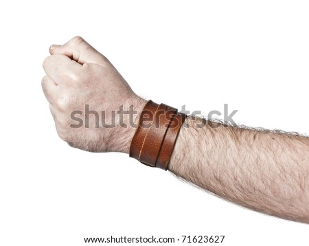 An image of a hairy male fist