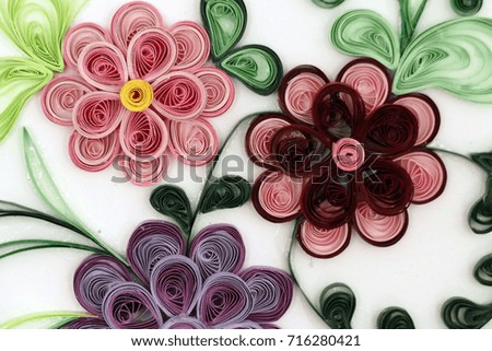 Quilling paper.
