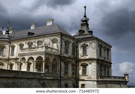 Pidgirtsi Castle in Lviv region. Ukraine 