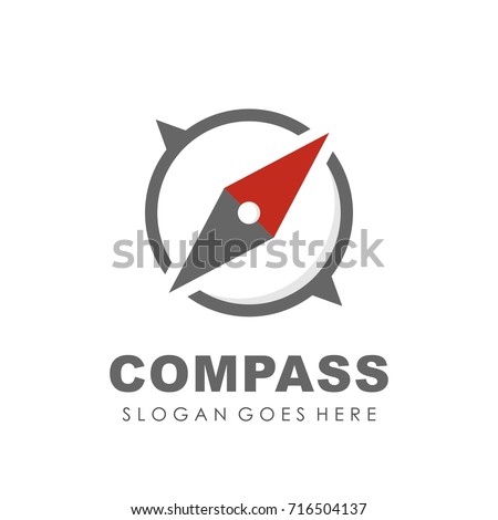 Compass logo design template