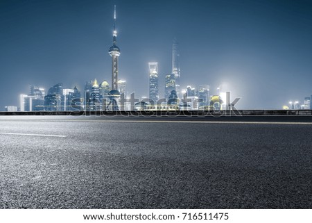 Shanghai pudong lujiazui panoramic view