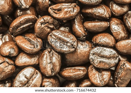 Coffee beans.Before grinding.