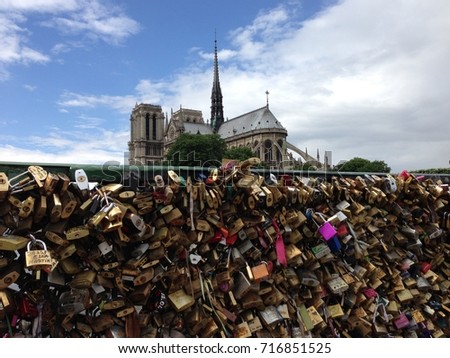 Locks of Love at Notre Dame