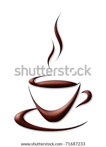 Coffee cup isolated Royalty-Free Stock Photo #71687233