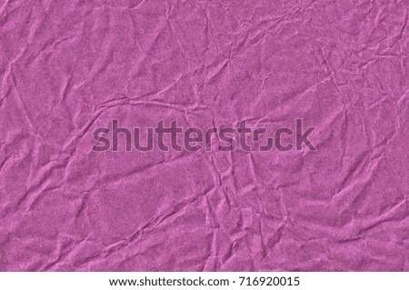Crumpled Violet Paper Texture. Abstract Background