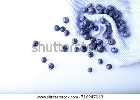Fresh berries blueberries