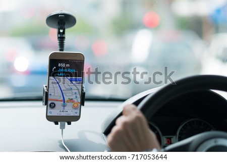 Driver,transport, business trip, destination and people concept Royalty-Free Stock Photo #717053644