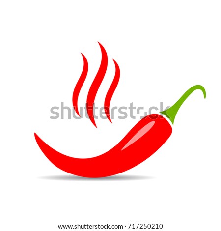 Extra spicy pepper vector icon illustration isolated on white background Royalty-Free Stock Photo #717250210