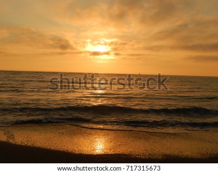 Romanian beautiful sunrise