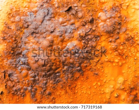 Photo Picture of the Metal Rust Texture Background Pattern