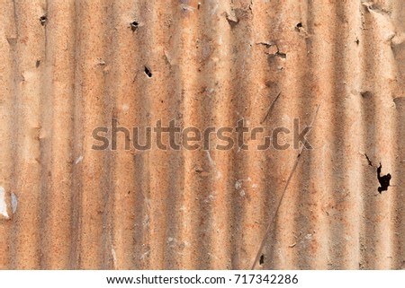 Old rusty galvanized background texture, Dusty zinc texture with hole.