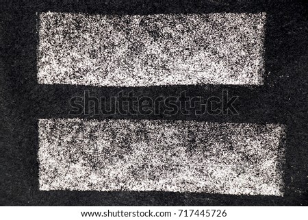 White chalk paint texture on black board background for decoration or grunge layer