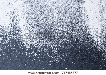 Abstract splashes of water on a white background