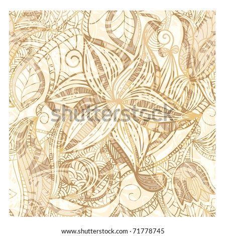 vector seamless abstract grunge floral vintage  background,  clipping mask, eps10,