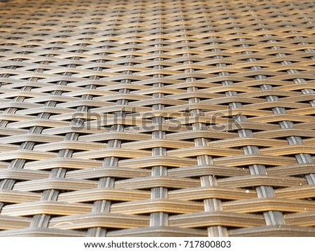 rattan weave furniture texture