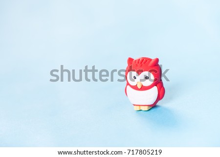 Red cartoon Owl.