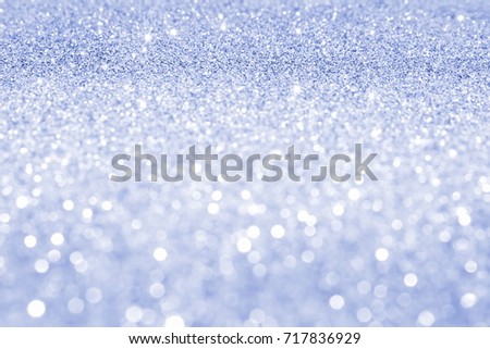 beautiful sequin blue with bokeh and lens flare