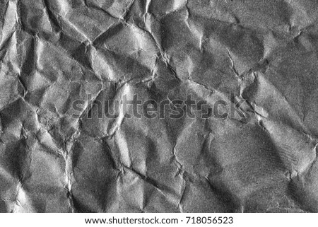 Crumpled gray paper background