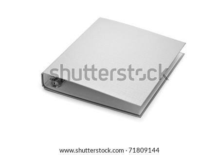 a ring binder isolated on a white background Royalty-Free Stock Photo #71809144