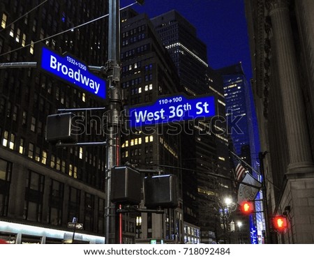 Road Signs - New York City