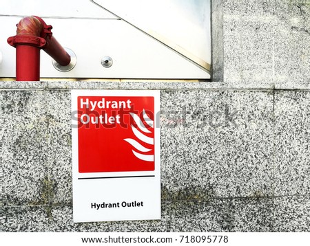 Hydrant Outlet And marble backdrop

