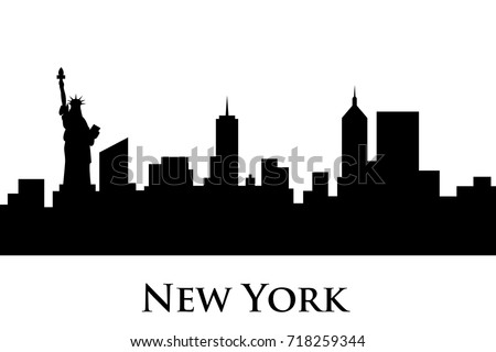 new york skyline vector