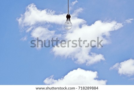 light bulb in the sky