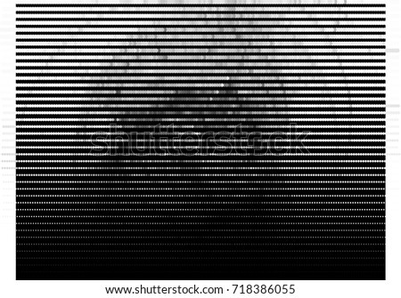 Grayscale abstract background. Spotted halftone effect. Raster clip art