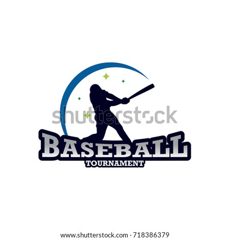 Baseball Sport Logo Template Design Vector, Emblem, Design Concept, Creative Symbol, Icon