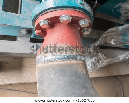 Electrical welding of cold water steel pipes