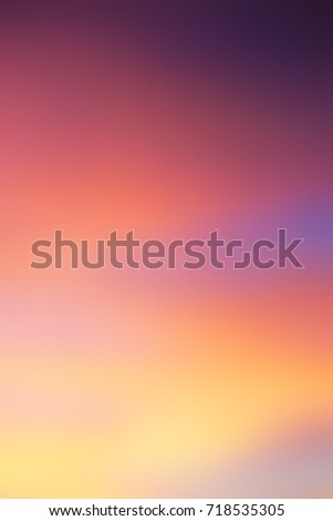 A picture of blurred colorful abstract sunset background