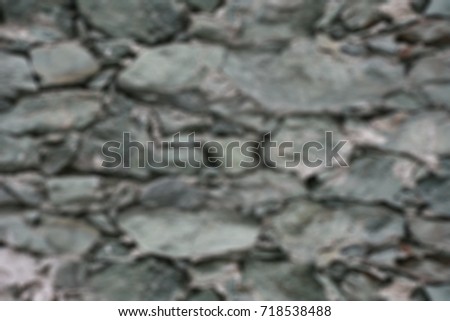 Photo of texture blur stone wall Background