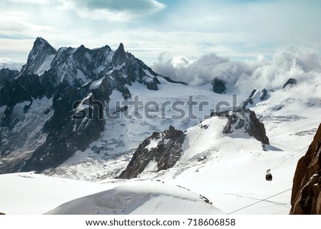panorama  Valley Blanche, Chamonix