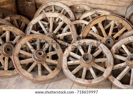 Wheels Royalty-Free Stock Photo #718659997