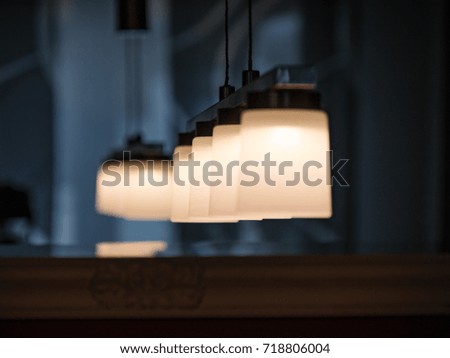Lighting in the apartment dining area