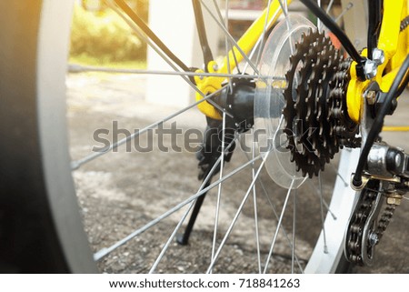 bicycle gears.