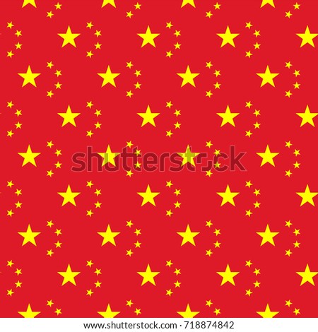 National Day in China, Badges Design. Christmas background with Chinese emblem. Seamless pattern design for banner, poster, card, postcard, cover, business card. Vector eps10 illustration.
