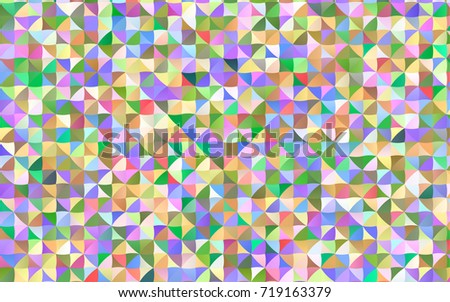 Light Multicolor, Rainbow vector polygonal pattern. A vague abstract illustration with gradient. The polygonal design can be used for your web site.