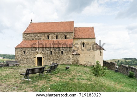 Fortified church in Cisnadioara, Romania
