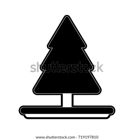 pine tree icon image 