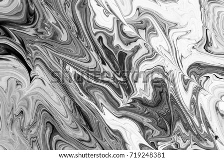 Abstract white gray Marble ink pattern background.