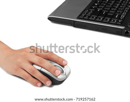 Using a computer  mouse