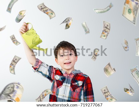boy rain out of money