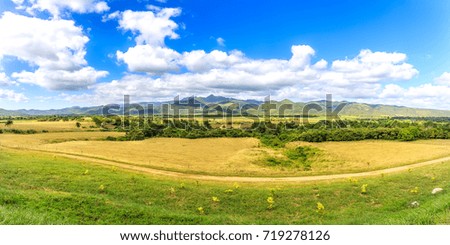 Landscape panorama near Trinidad