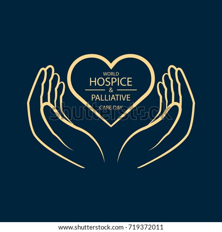 Heart in hands. World Hospice and Palliative Care Day